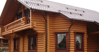 Строительство дома из оцилиндрованного бревна в Ивантеевке - от 137124 рублей