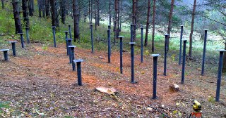 Свайный фундамент Ивантеевка. Заказать под ключ цена от 2110 руб